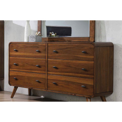 Coaster - Robyn 6-Drawer Dresser in Dark Walnut