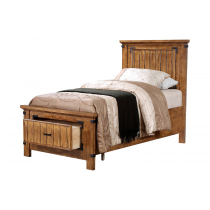 Coaster Brenner Twin Storage Bed - Rustic Honey