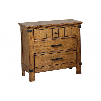 Coaster Brenner Queen Panel Bed - Rustic Honey