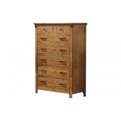 Coaster Brenner Queen Panel Bed - Rustic Honey