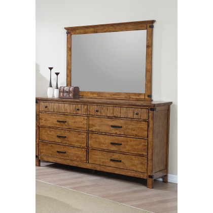 Coaster - Brenner 8-Drawer Dresser in Rustic Honey