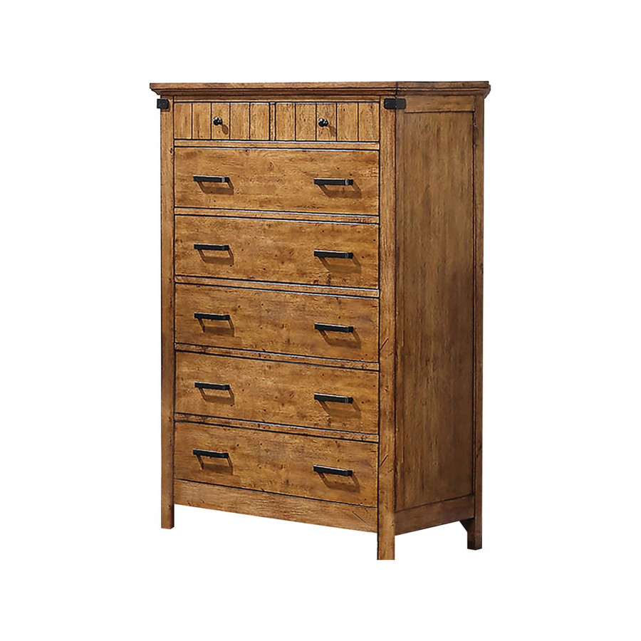Coaster - Brenner 7-Drawer Chest in Rustic Honey