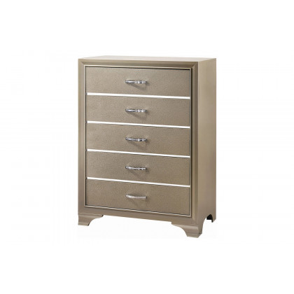 Coaster Beaumont Upholstered Queen Bed - Champagne