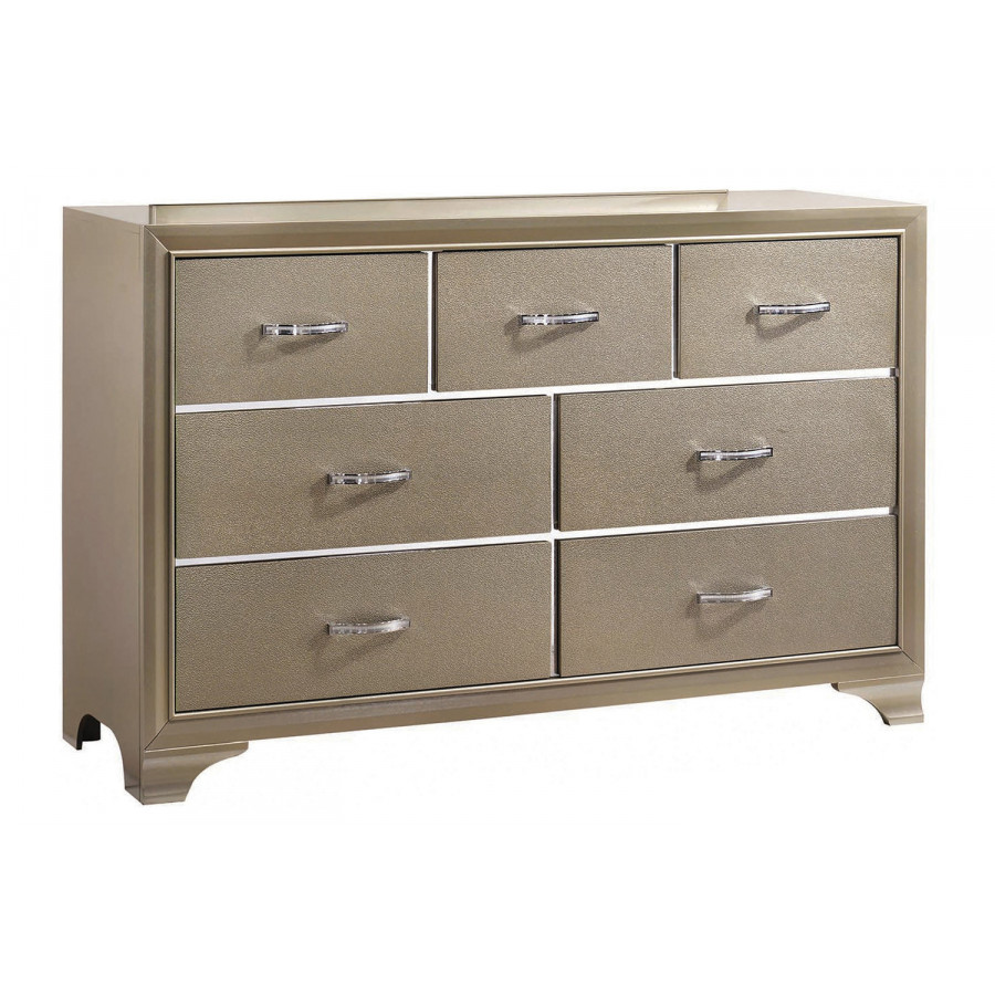 Coaster - Beaumont 7-Drawer Rectangular Dresser in Champagne
