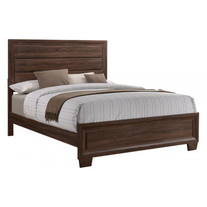 Coaster Brandon Eastern King Panel Bed - Medium Warm Brown