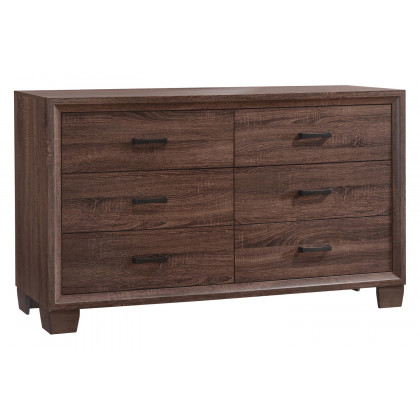 Coaster Brandon Eastern King Panel Bed - Medium Warm Brown