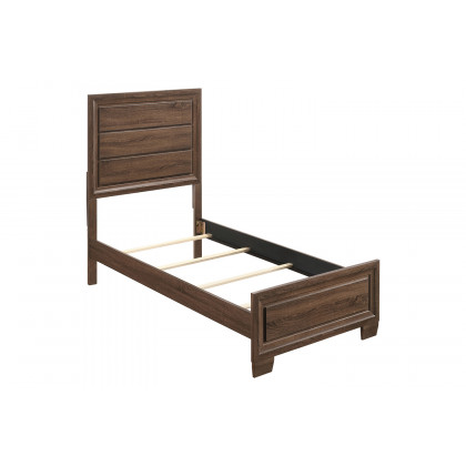 Coaster Brandon Twin Panel Bed - Medium Warm Brown