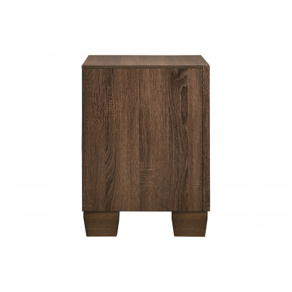 Coaster - Brandon 2-Drawer Nightstand in Medium Warm Brown