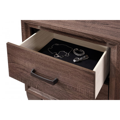 Coaster - Brandon 2-Drawer Nightstand in Medium Warm Brown