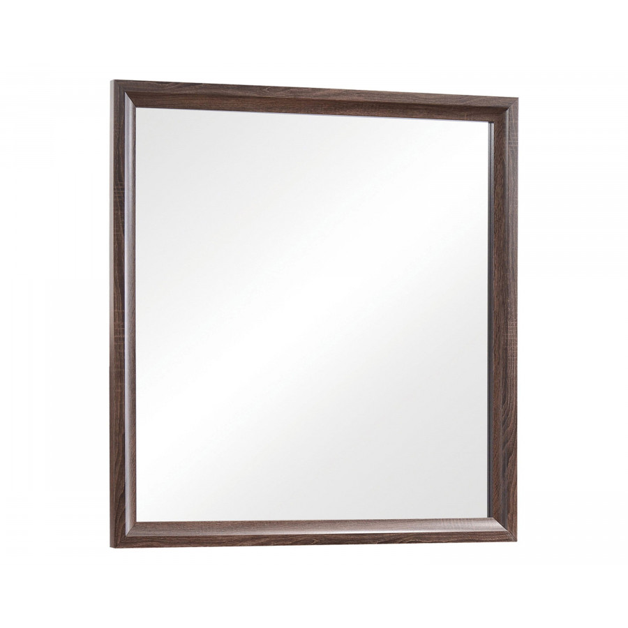 Coaster - Brandon Framed Mirror in Medium Warm Brown