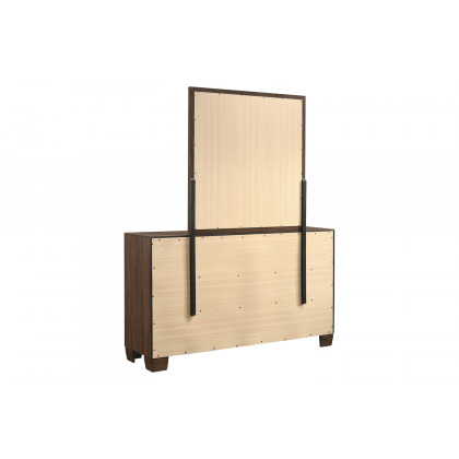 Coaster - Brandon Framed Mirror in Medium Warm Brown