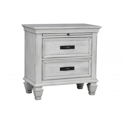 Coaster Franco California King Panel Bed - Antique White