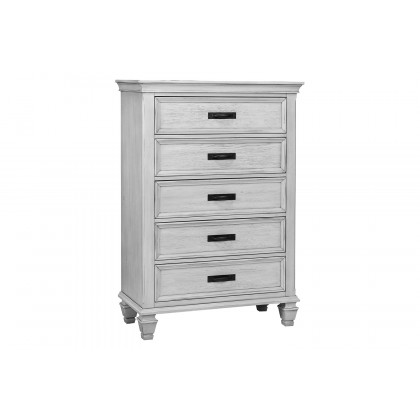 Coaster Franco California King Panel Bed - Antique White