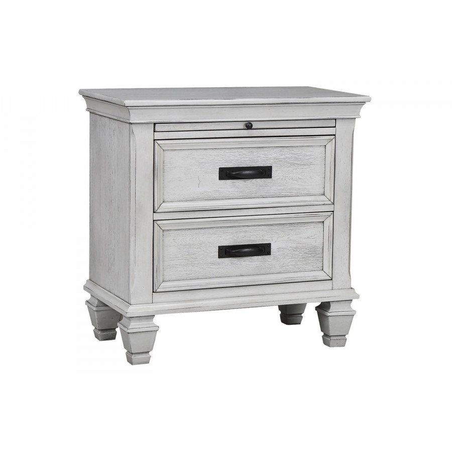 Coaster Franco 2-Drawer Nightstand - Antique White