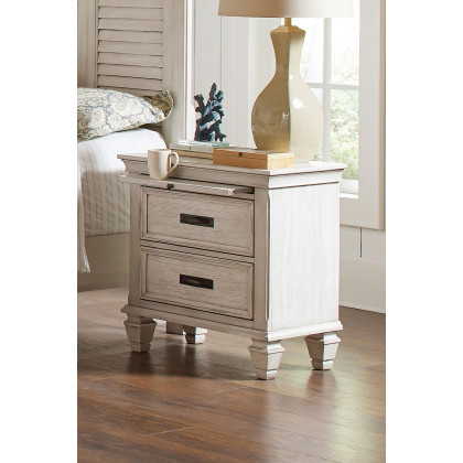 Coaster Franco 2-Drawer Nightstand - Antique White