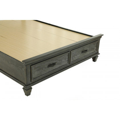 Coaster Franco Queen Platform Storage Bed - Weathered Sage