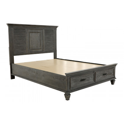 Coaster Franco Queen Platform Storage Bed - Weathered Sage
