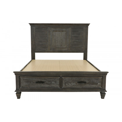 Coaster Franco Queen Platform Storage Bed - Weathered Sage