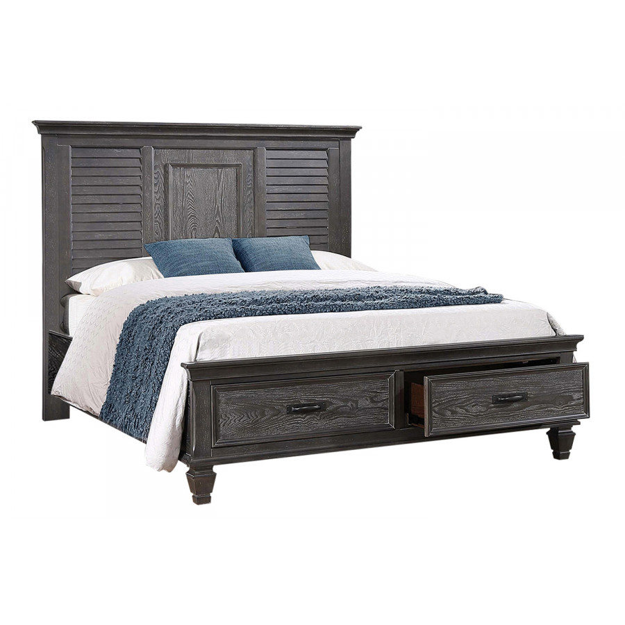 Coaster Franco Queen Platform Storage Bed - Weathered Sage