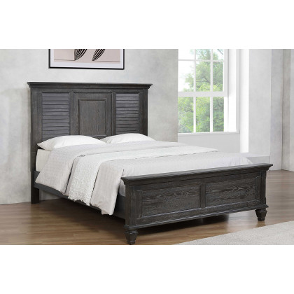 Coaster Franco Queen Panel Bed - Weathered Sage