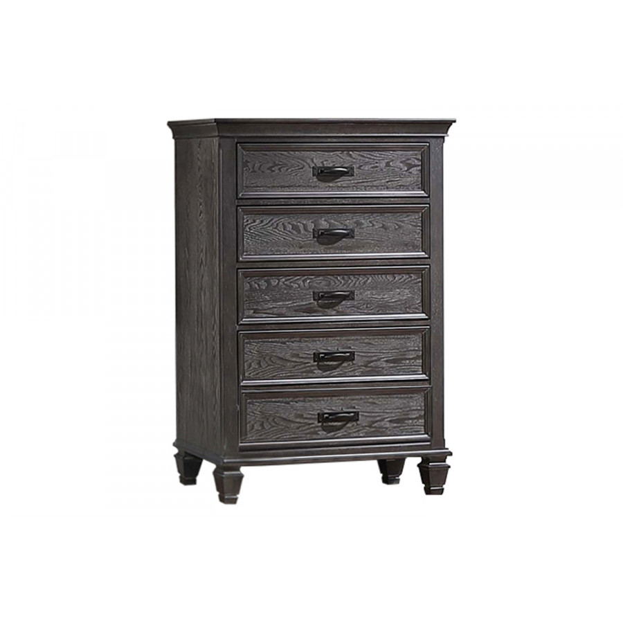 Coaster Franco 5-Drawer Chest - Weathered Sage
