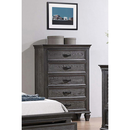 Coaster Franco 5-Drawer Chest - Weathered Sage