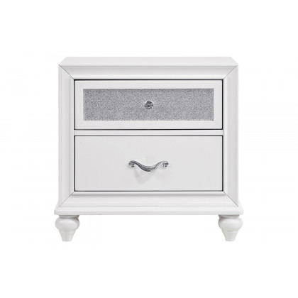 Coaster Barzini 2-Drawer Nightstand - White