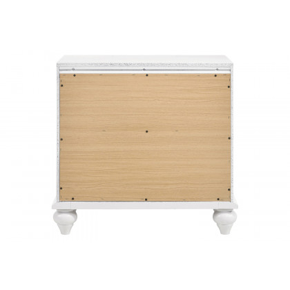 Coaster Barzini 2-Drawer Nightstand - White