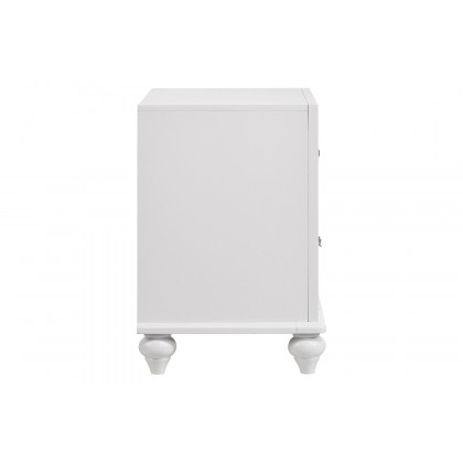 Coaster Barzini 2-Drawer Nightstand - White