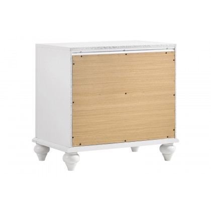 Coaster Barzini 2-Drawer Nightstand - White