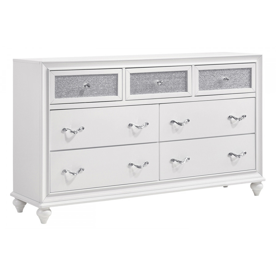 Coaster Barzini 7-Drawer Dresser - White