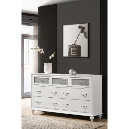 Coaster Barzini 7-Drawer Dresser - White