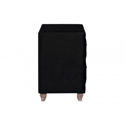 Coaster Deanna 2-Drawer Rectangular Nightstand - Black