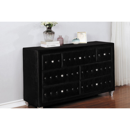 Coaster Deanna 7-Drawer Rectangular Dresser - Black