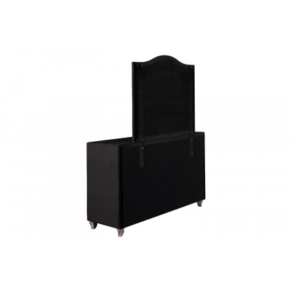 Coaster Deanna Button Tufted Mirror - Black