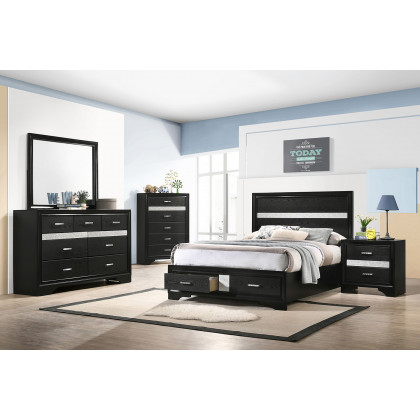 Coaster Miranda Full Storage Bed - Black