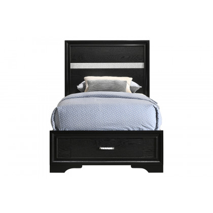 Coaster Miranda Twin Storage Bed - Black