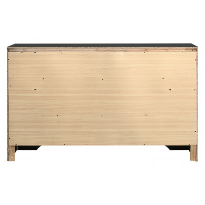 Coaster Miranda 7-Drawer Dresser - Black/Rhinestone
