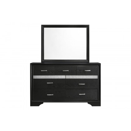 Coaster Miranda Rectangular Mirror - Black