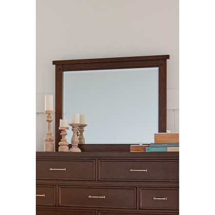 Coaster - Barstow Mirror in Pinot Noir