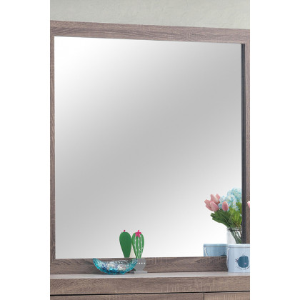 Coaster - Brantford Rectangle Dresser Mirror in Barrel Oak