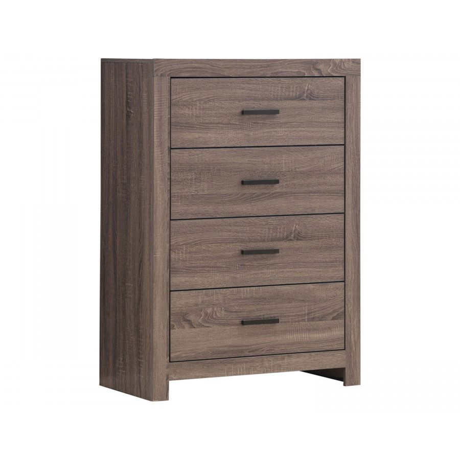 Coaster - Brantford 4-Drawer Chest in Barrel Oak