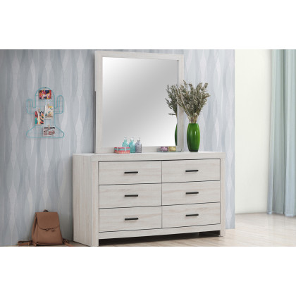Coaster - Marion 6-Drawer Dresser in Coastal White