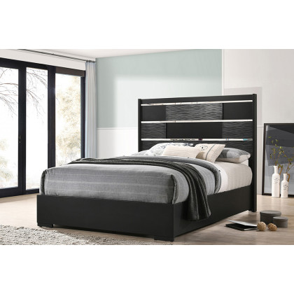 Coaster Blacktoft Eastern King Panel Bed - Black