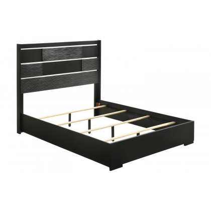 Coaster Blacktoft Queen Panel Bed - Black