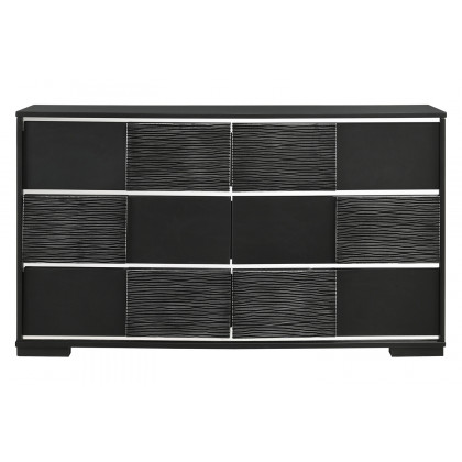 Coaster - Blacktoft 6-Drawer Dresser in Black