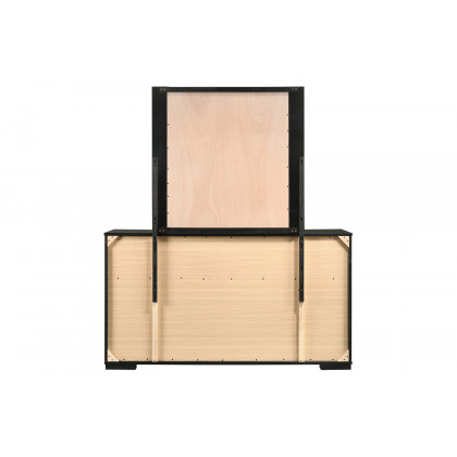 Coaster - Blacktoft Rectangle Dresser Mirror in Black