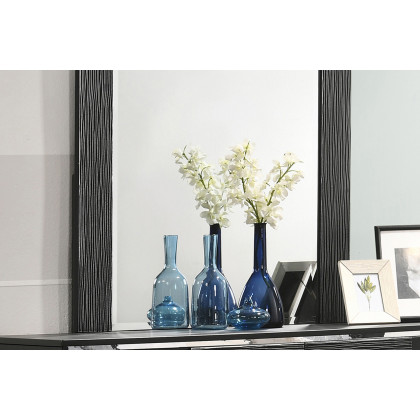 Coaster - Blacktoft Rectangle Dresser Mirror in Black