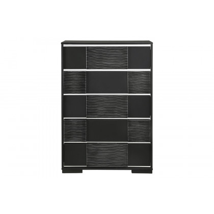 Coaster - Blacktoft 5-Drawer Chest in Black