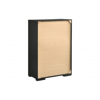 Coaster - Blacktoft 5-Drawer Chest in Black